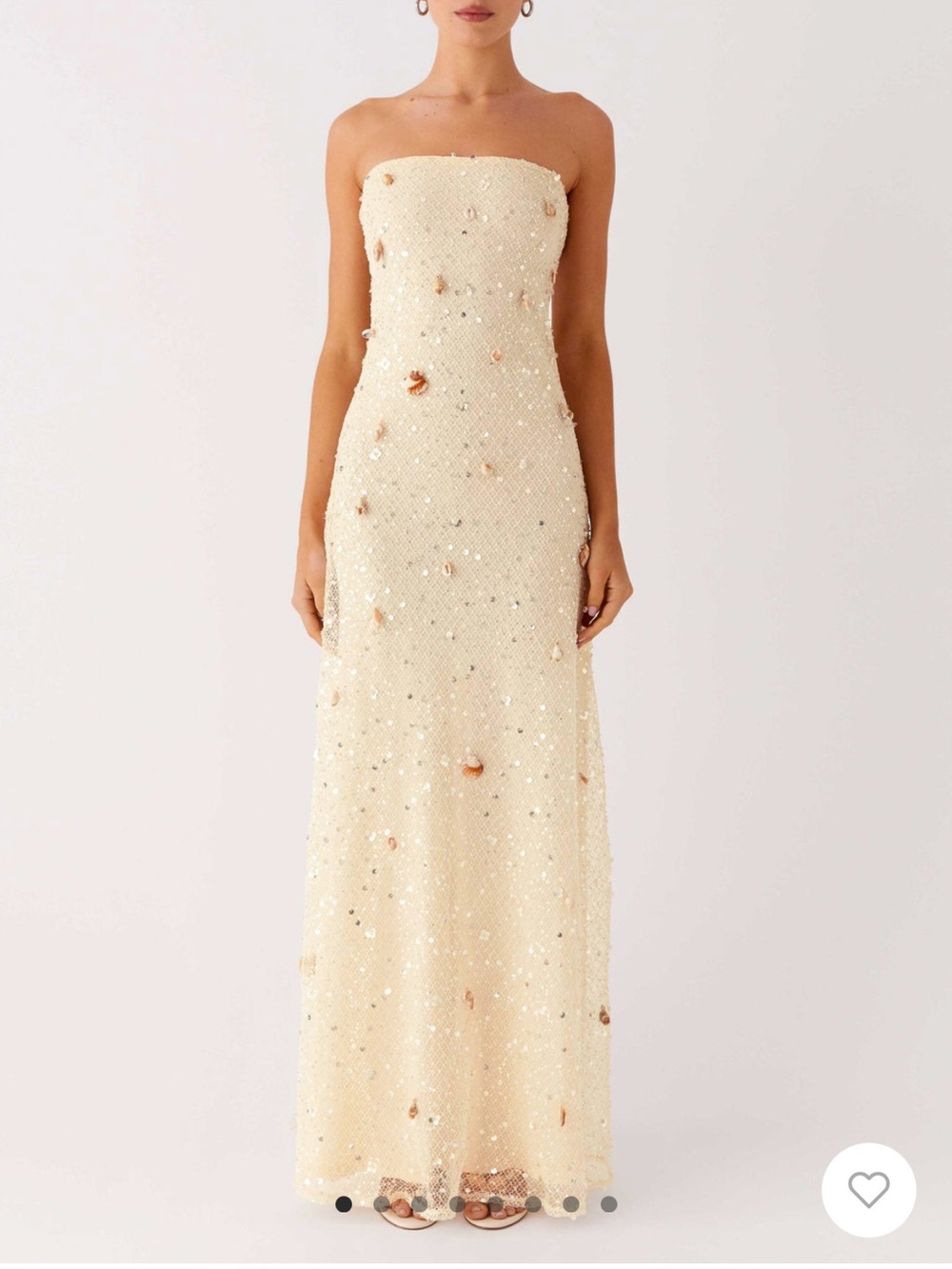 Orelli Shell Sequin Maxi Dress